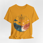 We Accept and Make Peace with the Past T-Shirt | Inspirational Quote Tee