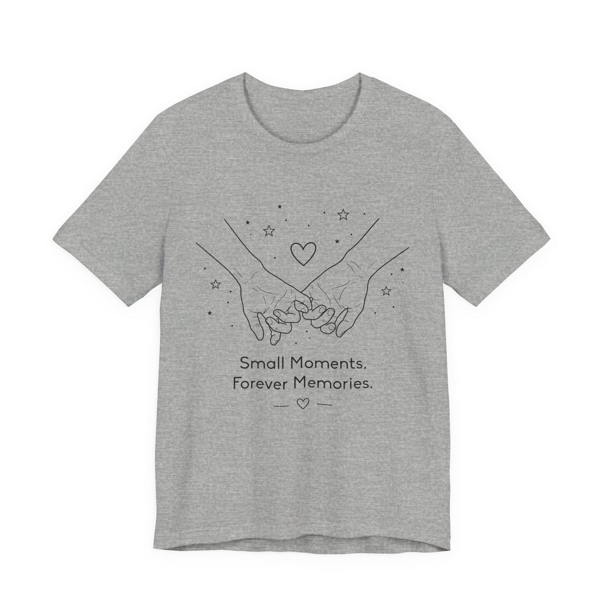 Small Moments Forever Memories T-Shirt | Romantic Couple Quote Tee