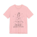 Peace Begins Within T-Shirt | Mindfulness Meditation Graphic Tee