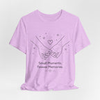Small Moments Forever Memories T-Shirt | Romantic Couple Quote Tee