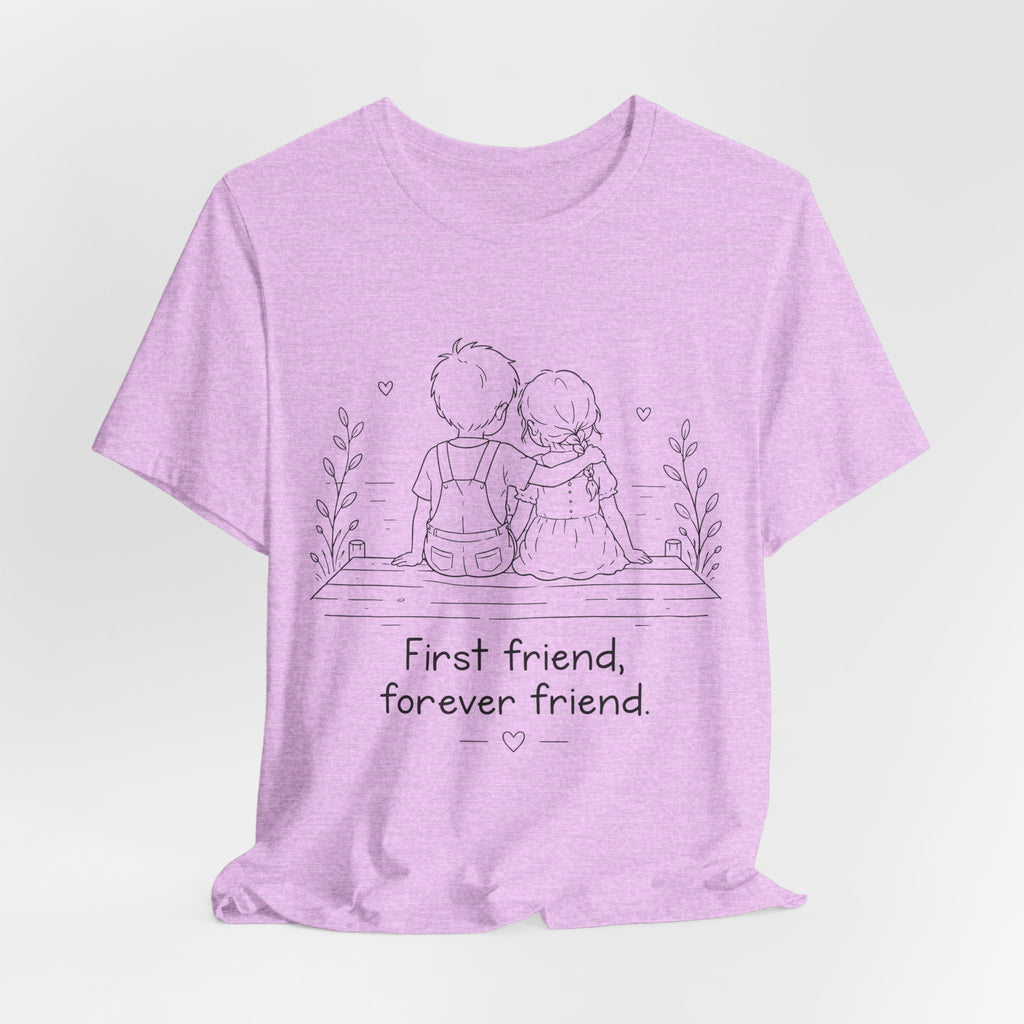 First Friend, Forever Friend T-Shirt | Best Friend Graphic Tee
