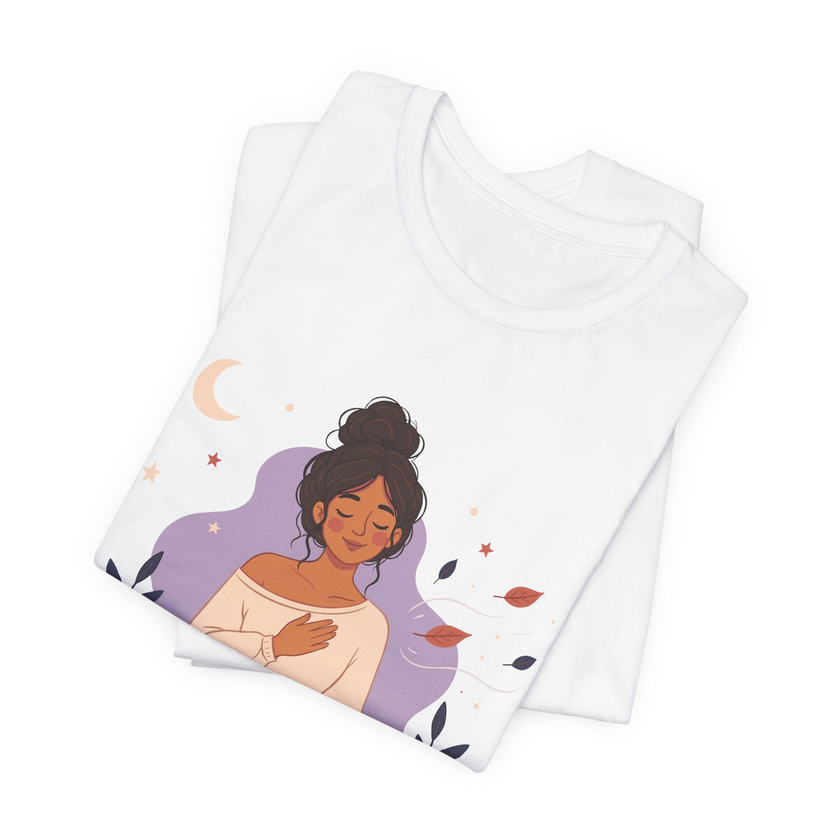 Breathe and Let Go Meditation T-Shirt | Mindfulness Inspirational Tee
