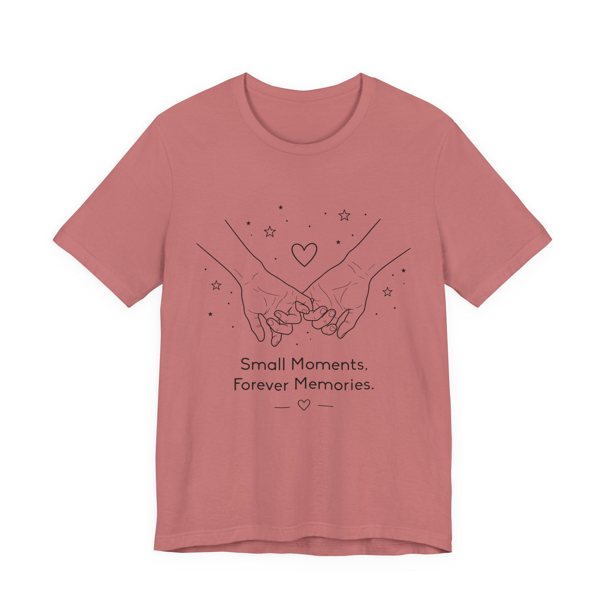 Small Moments Forever Memories T-Shirt | Romantic Couple Quote Tee