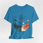 We Accept and Make Peace with the Past T-Shirt | Inspirational Quote Tee