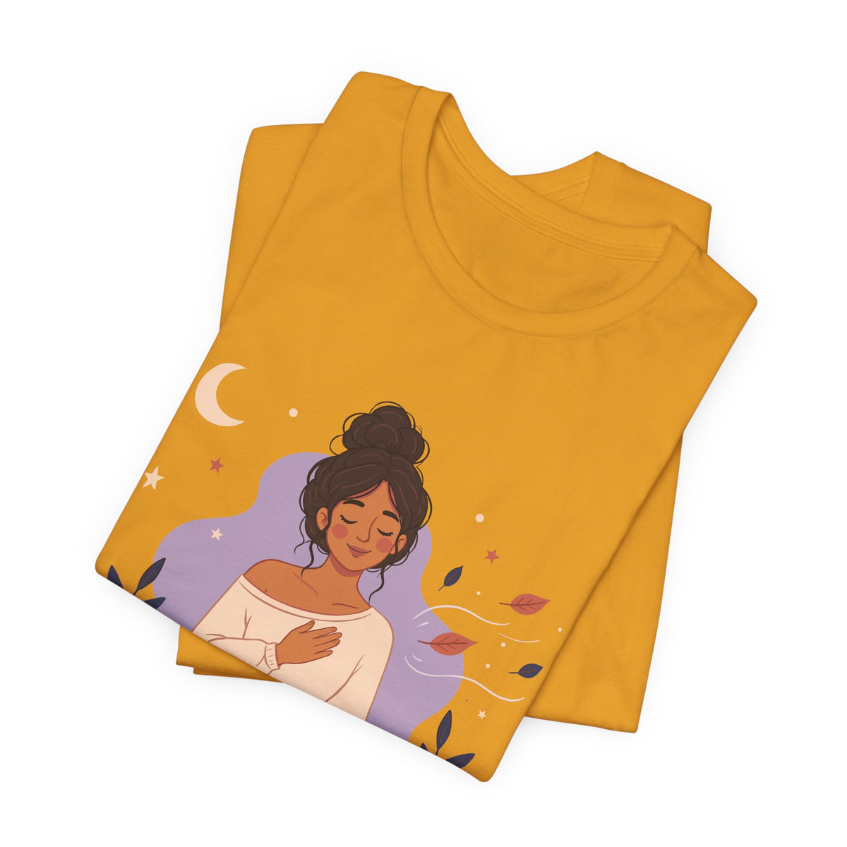 Breathe and Let Go Meditation T-Shirt | Mindfulness Inspirational Tee