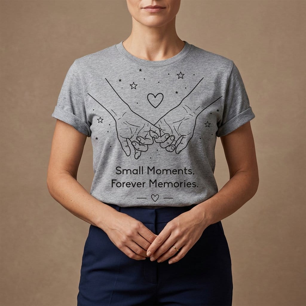 Small Moments Forever Memories T-Shirt | Romantic Couple Quote Tee